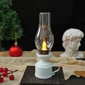LED starinska petrolejka | VINTALUM, Bela