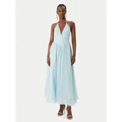 Bardot Cocktail obleka Arletha Halter 59963DB3 Svetlo modra Regular Fit