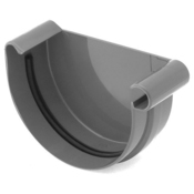 Bryza BRYZA Čelna stran žlebov RIGHT plastika O 100 mm, antracit RAL 7021