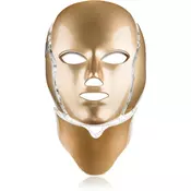 Zdravilna LED maska za obraz in vrat zlata (LED Mask + Neck 7 Color s Gold)