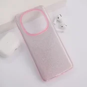 Maska Crystal Dust za Xiaomi Redmi Note 14 Pro 5G (EU) pink