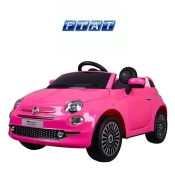 Deciji auto na baterije FIAT 500 sa daljinskim 237 roze