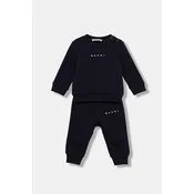 Marni  Otroška bombažna trenirka  MS1B-SET OVERALLS 2-pack