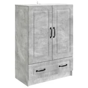 Vidaxl Strani šal Betonsko siva 66 x 34,5 x 92 cm Inženirski les