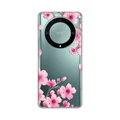 Silikonska maska za Honor Magic 5 Lite Rose Flowers Print Skin providna