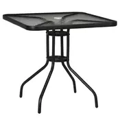 Homestar Vrtna miza 76x76x72 cm Črna