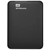 WD prenosni trdi disk Elements 1,5 TB črne barve WDBU6Y0015BBK