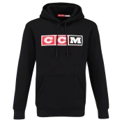 Moški pulover CCM Heritage Hood Black S