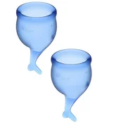 Menstrualne cašice Feel Secure Menstrual Cup Blue