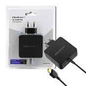 Napajalnik za prenosnike Qoltec Lenovo 65W | 20V | 3,25A | Tanek koniček + pin