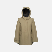 Khaki womens parka Geox Hoara - Womens