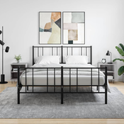 vidaXL Nočna omarica 2 kosa siva sonoma 40x30x50 cm inženirski les