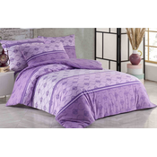 Vijolična bombažna posteljnina ALCUDIA Dimenzije posteljnine: 70 x 90 cm | 140 x 200 cm