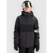 Quiksilver High In The Hood Kids Jacket true black
