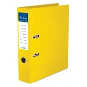 Organizator za datoteke, 75 mm, A4, PP/PP, s vodilicom za zaštitu rubova, VICTORIA OFFICE, Premium, žuta