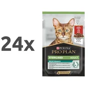 Purina Pro Plan Sterilised Adult vrečka - govedina - 85 g 24 x 85 g