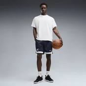 PUMA Fundamentals Mesh 8 Basketball Shorts, Clothing, Navy, S