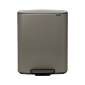 Brabantia - Koš za smeti Brabantia Bo Pedal Bin, 2x30 L, bronasto siv