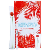 Kenzo Flower by Kenzo darilni set XV. parfumska voda 100 ml + parfumska voda 15 ml + losjon za telo 50 ml