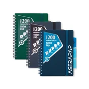 Astra Spiralni zvezek Astrapap Ombre Line B5, 100 listov, kvadratni, 107023010