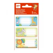 APLI APLI Mini nalepke šolske-savana 81 x 36 mm za ročno pisanje, 9 kos, (21289121)