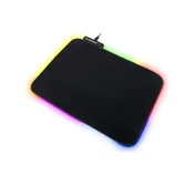 Esperanza Gaming miška podloga Esperanza EGP105 s RGB LED osvetlitvijo, USB napajanje, črna, 350 x 250 mm