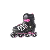 Roleri Vibes Abec-7-Podesivi Boja:Crno-pink Velicina:39-42