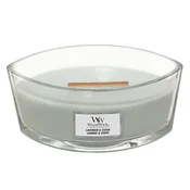 Woodwick Sveča okrasna vaza , Sivka in cedra, 453,6 g