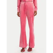 Juicy Couture Spodnji del trenirke Christine JCWBJ125304 Roza Flared Leg