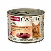 Animonda Carny Adult – puran in piščančja jetra 200 g