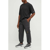 Champion Spodnji del trenirke 220415 Črna Loose Fit