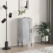Vidaxl vidaXL Omarica betonsko siva 34,5x34x90 cm material na osnovi lesa