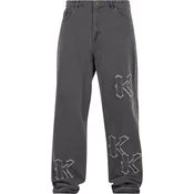 Karl Kani Kavbojke siv denim