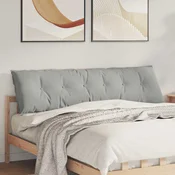 Jastuk za leda Svijetlo siva 180 x 50 cm Mikrofiber tkanina