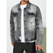 Mens Black Denim Dstreet Jacket