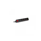 COMMEL Produžni kabl 5 uticnice sklop 16A 3500W crna 3m H05VV-F 3G1,5 C232-525