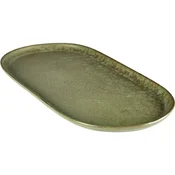 SERAX Surface L krožnik 35,5x17 cm, camo zelena (8 kos)