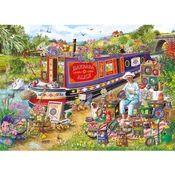 Gibsons - Puzzle Canal Boat Blooms - 1 000 kosov