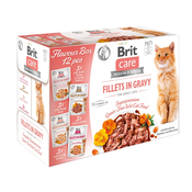 Brit Care Cat Fillets in Gravy - Flavour Box 12 x 85 g
