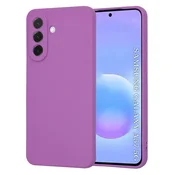 Silikonski ovitek Techsuit SoftFlex za Samsung Galaxy A57 - vijoličen