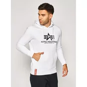 ALPHA INDUSTRIES Majica Basic, bela