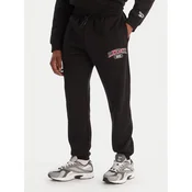 Reebok Spodnji del trenirke Walker RK25149CCM Črna Regular Fit