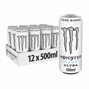 MONSTER energetsko piće Energy Ultra White Zero Sugar (12/limenka XXL), 0.5l