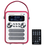 Radio Lenco - PDR-051PKWH, bijelo/ružičasti