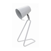Rabalux Olaf stona lampa, bela, E14 25W