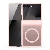 Hibridni ovitek Yind z magnetom MagSafe za Samsung Galaxy Z Flip8 - light pink