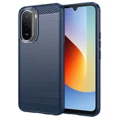 TPU gel ovitek Brushed Carbon za Xiaomi Redmi A7 Pro - moder