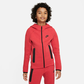 Nike B NSW TECH FLC FZ, djecja jakna, crvena FD3285