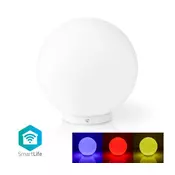 Nedis WIFILM10CWT - LED RGBW Zatemnitvena namizna svetilka SmartLife LED/5W/5V Wi-Fi