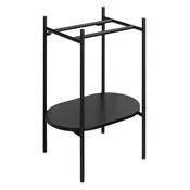PUNO podstavek pod umivalnik 550x795x396mm, črna - Črna - 55x79,5x39,6 cm - Sapho - PUNO - 24 - Jeklo - 550 - 795 - 396 - 14